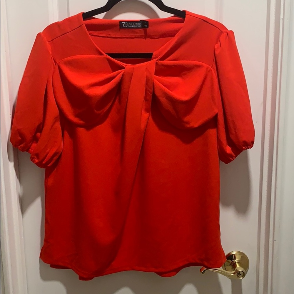 Red now blouse